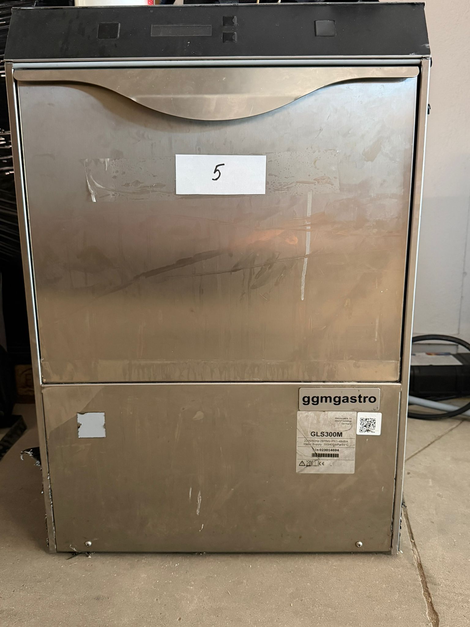 Masina spalat pahare GLS300M; SN 023014694
